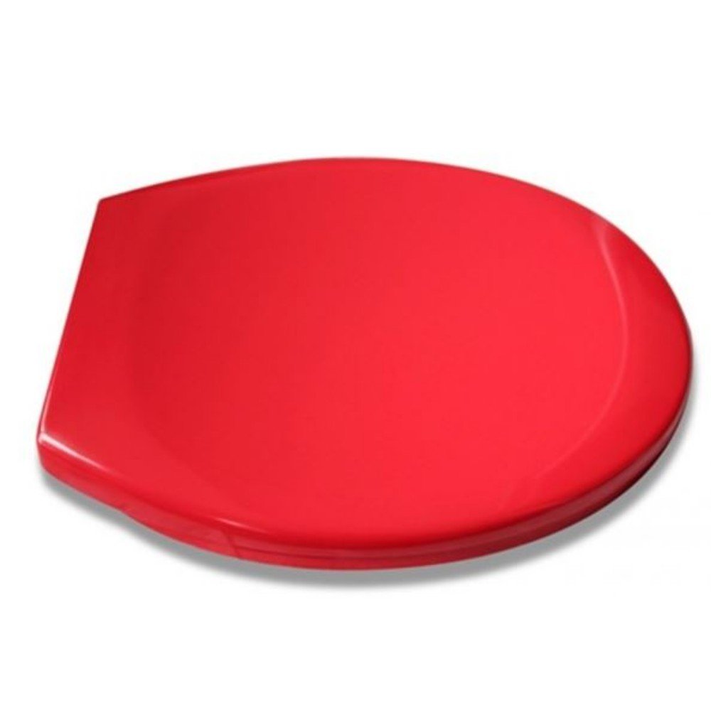 Red toilet seat