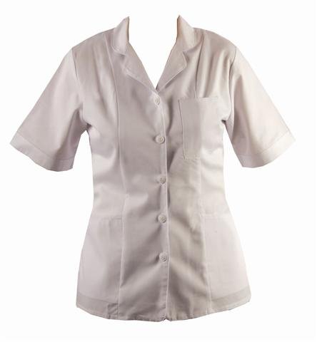 Homecare White Tunic with Collar