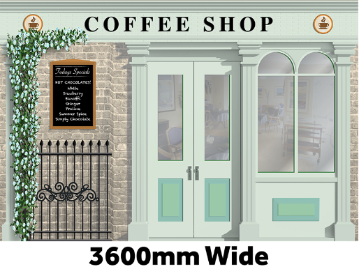 Coffee Shop Mural 3600mm