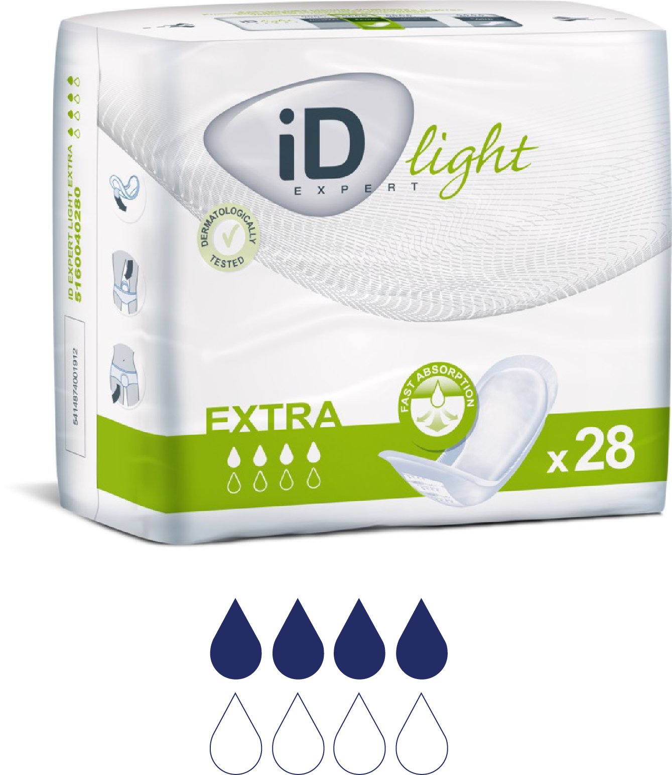 Adult Pads - iD Female Stress Incontinence Pads Extra