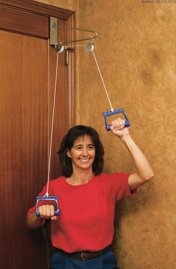 EXERCISE PULLEY AND BRACKET LAR 
