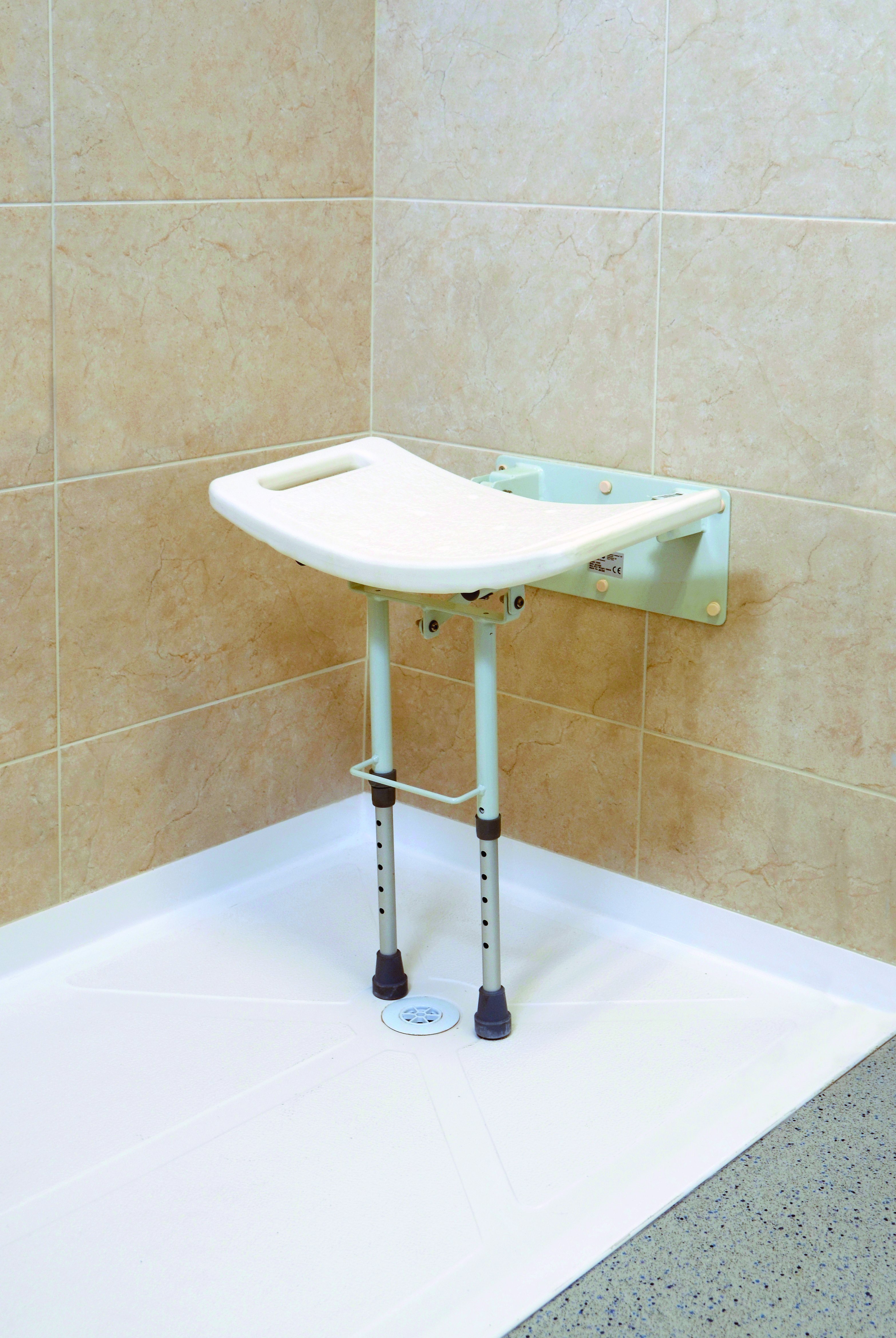 Drop Down Wall Mounted Shower Seat