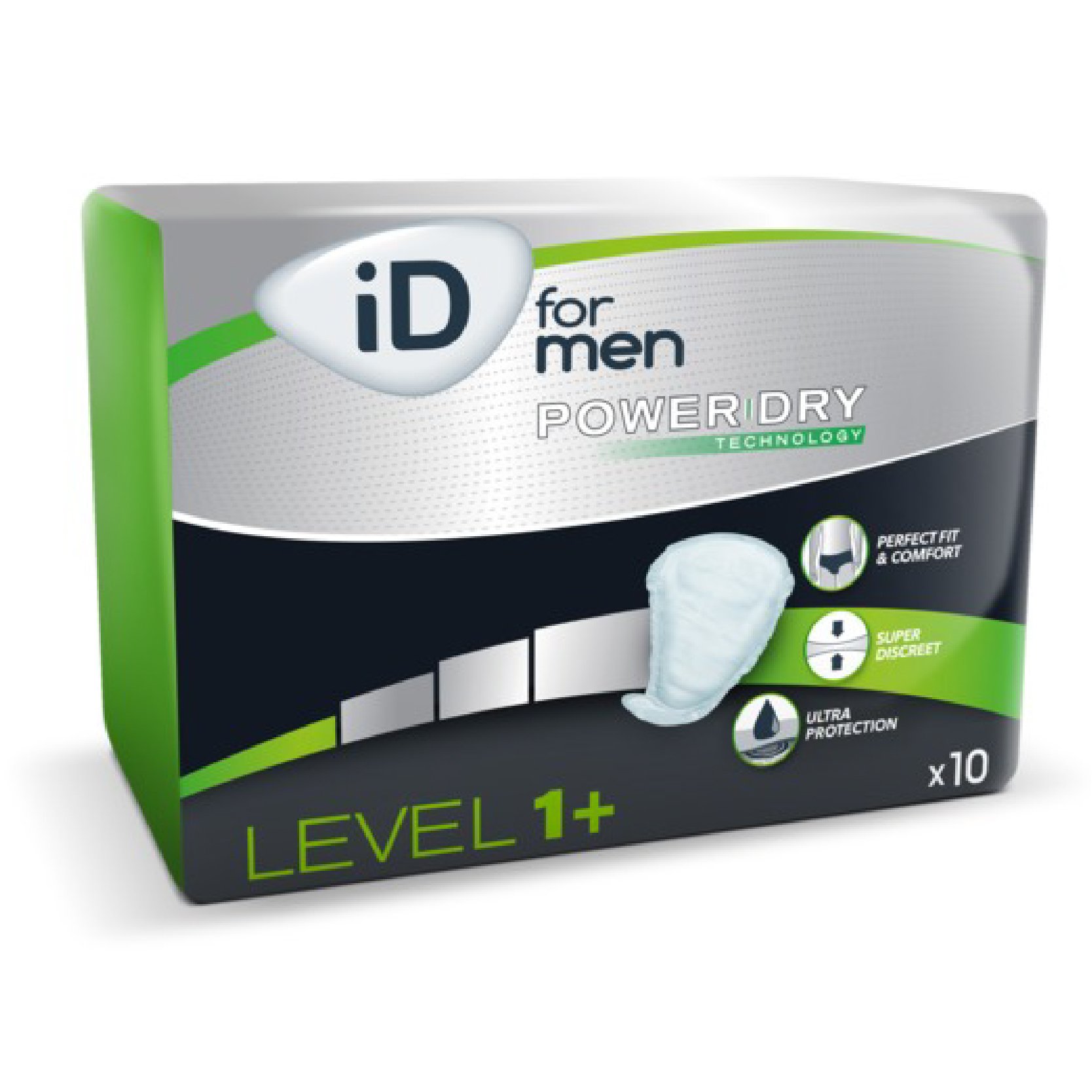 iD Male Stress Incontinence Pads Level 1+