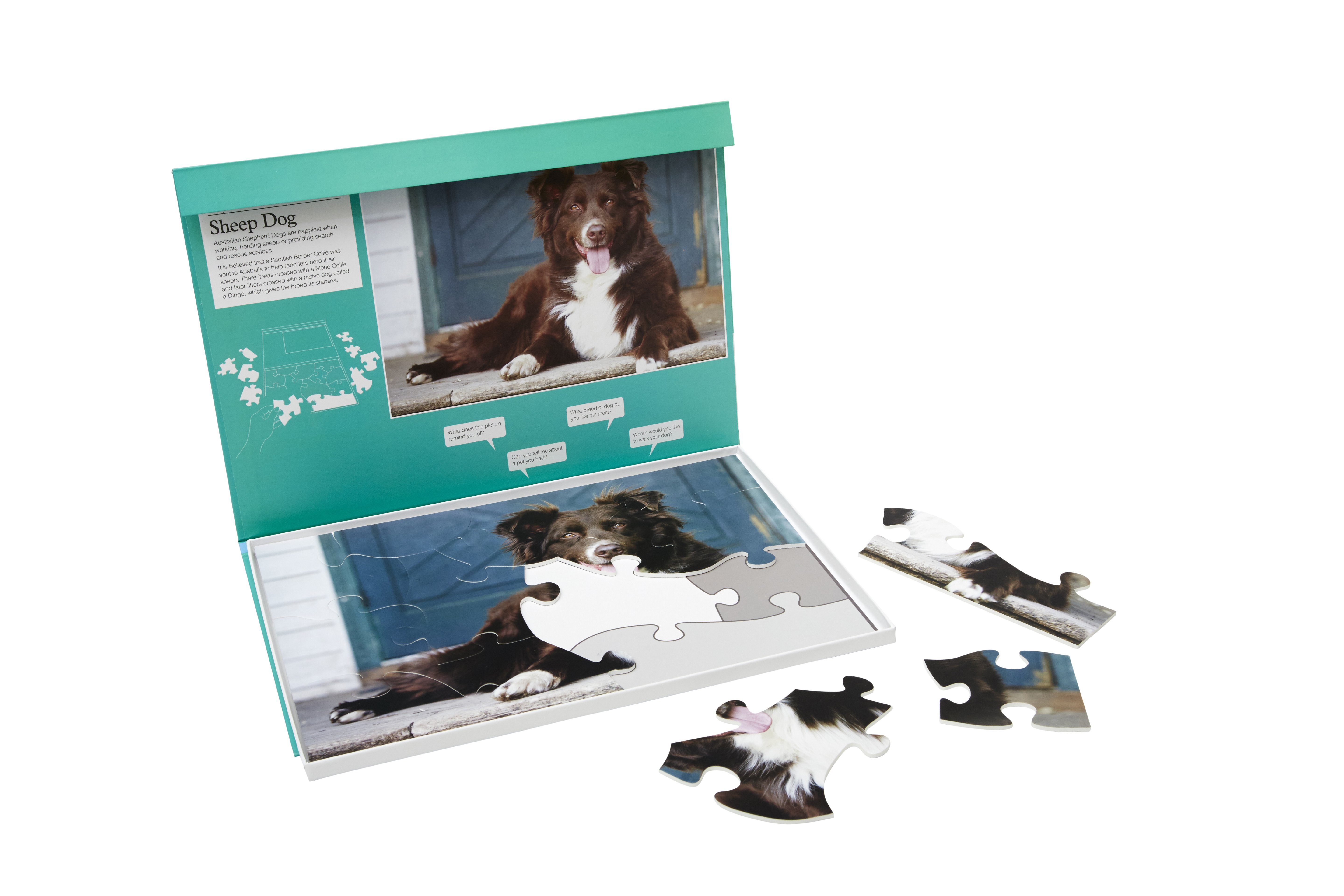 13 piece sheep dog jigsaw 
